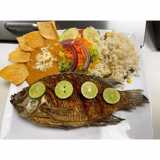 Mojarra Frita / Fried Tilapia.