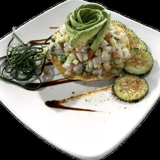 Tostada De Ceviche De Pescado / Fish Ceviche Tostada