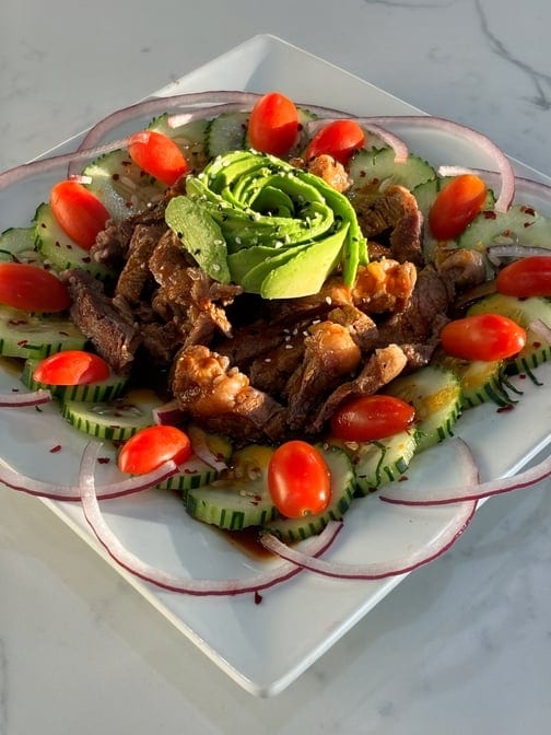 Aguachile Rib Eye.